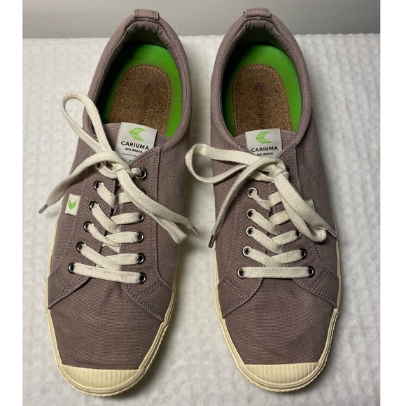 CARIUMA Women's Organic Canvas OCA Low Sneakers Size 13 Men / 14.5 Woman’s - Picture 3 of 7